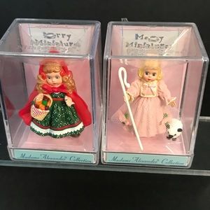 Pair of Hallmark Madam Alexander Merry Miniatures